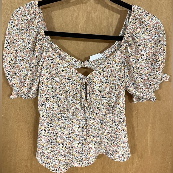 #40- SIENNA SKY- peasant top - Picture 1 of 3